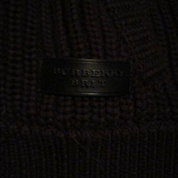 Burberry Black Women's heavy knit zip cardigan Sweater - Picture 2 of 4